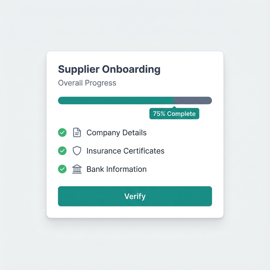 Supplier Onboarding Dashboard