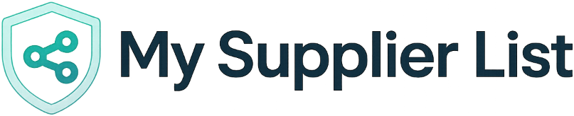 My Supplier List