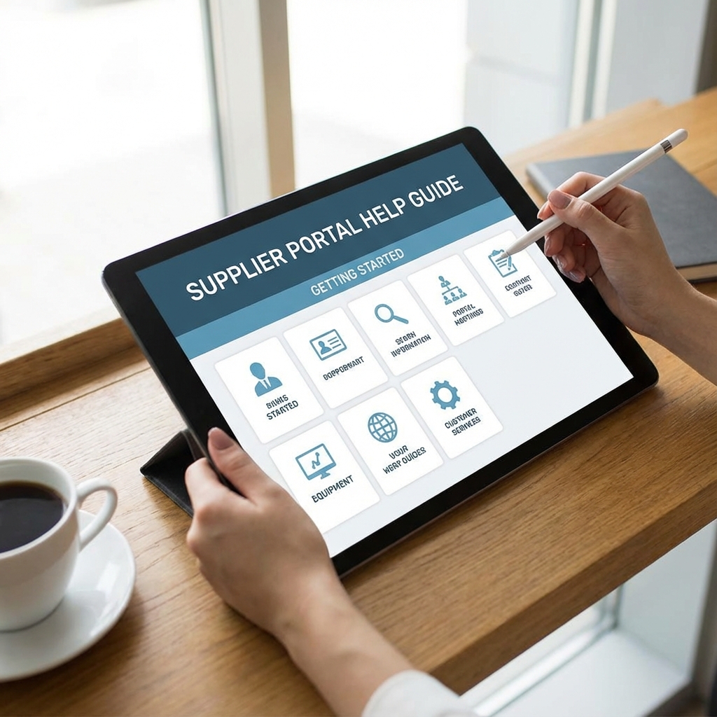Creating a Supplier "User Manual"